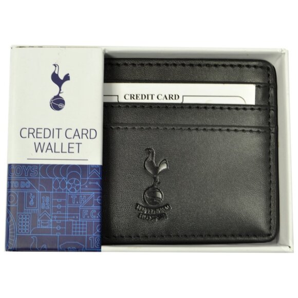 Tottenham Hotspur FC Official Black Credit Card Holder Wallet